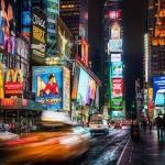 New Time Time Square, cheap flights to New York