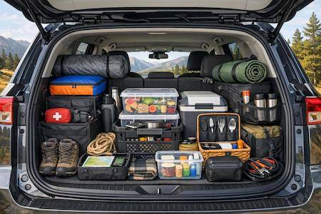 how to organize your SUV truck, 10 Road Trip Essentials for 2026